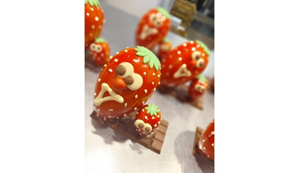 aardbei chocolade